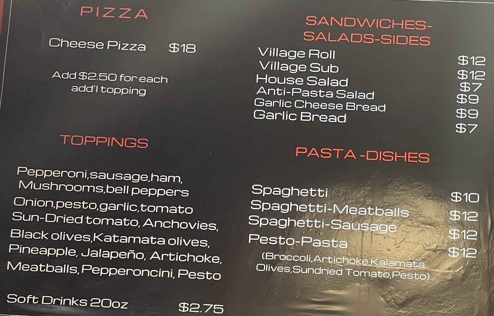Village Road Pizzeria